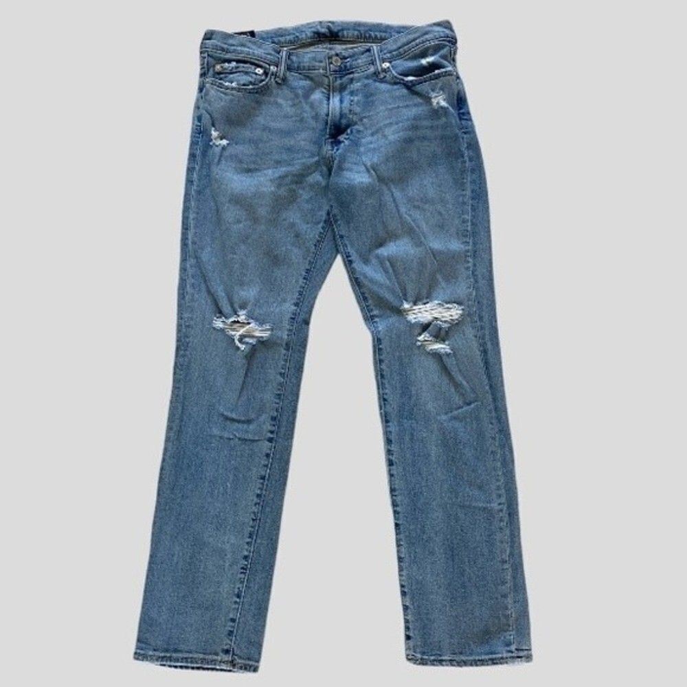 Abercrombie&Fitch Distressed Athletic Slim W32 L30 jeans Rustin athletic slim